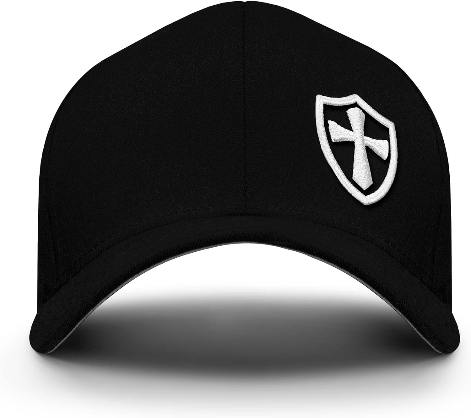 Crusader Baseball Cap for Men, Mid Profile Stretch Fitted