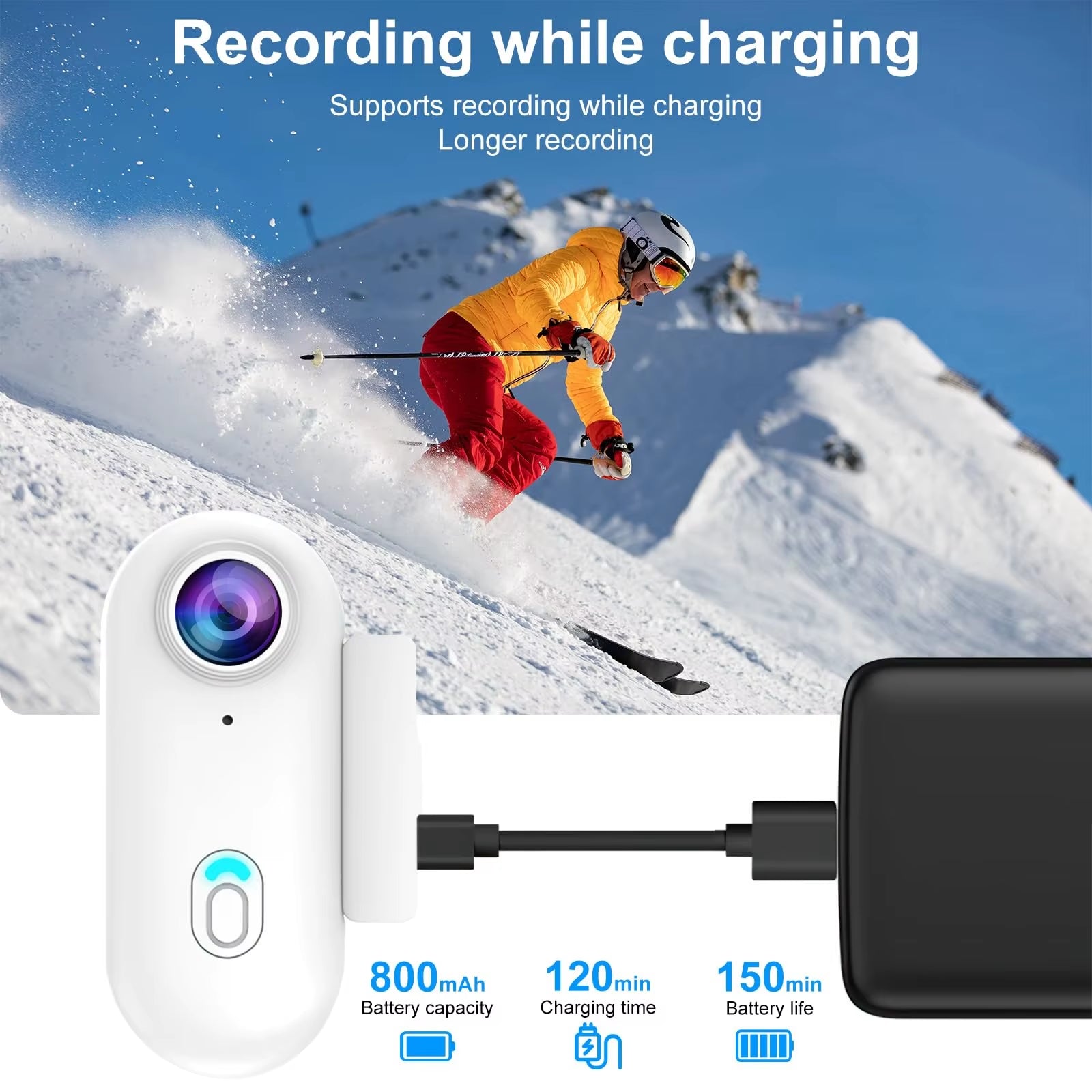 4K Bodycam Mini Camera Outdoor Action Bike Sport Magnetic Wearable Camera Wifi Waterproof Vlog Body Helmet Camera for Cycling