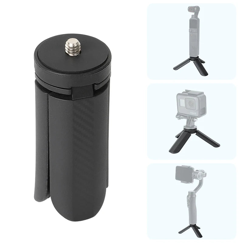 Mini Tripod for  Pocket 2 3 Gopro Action 5 4 Camera Insta360 for  Osmo Mobile 7/7P/6/5/4 Stabilizer Gimbal Desktop Tripod